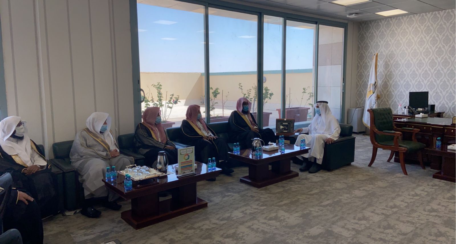 استقبال مدير الهيئات
