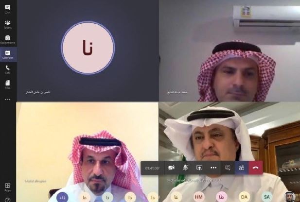 معالي رئيس الجامعة يترأس أول جلسة افتراضية لمجلس الجامعة في…