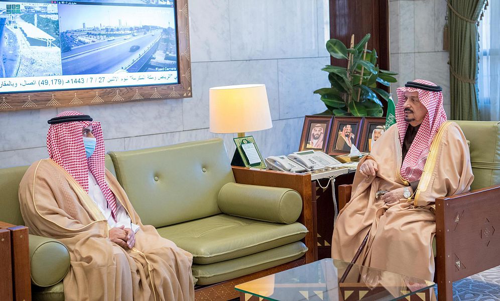 سمو أمير منطقة الرياض صاحب السمو الملكي الأمير فيصل بن نبدر…