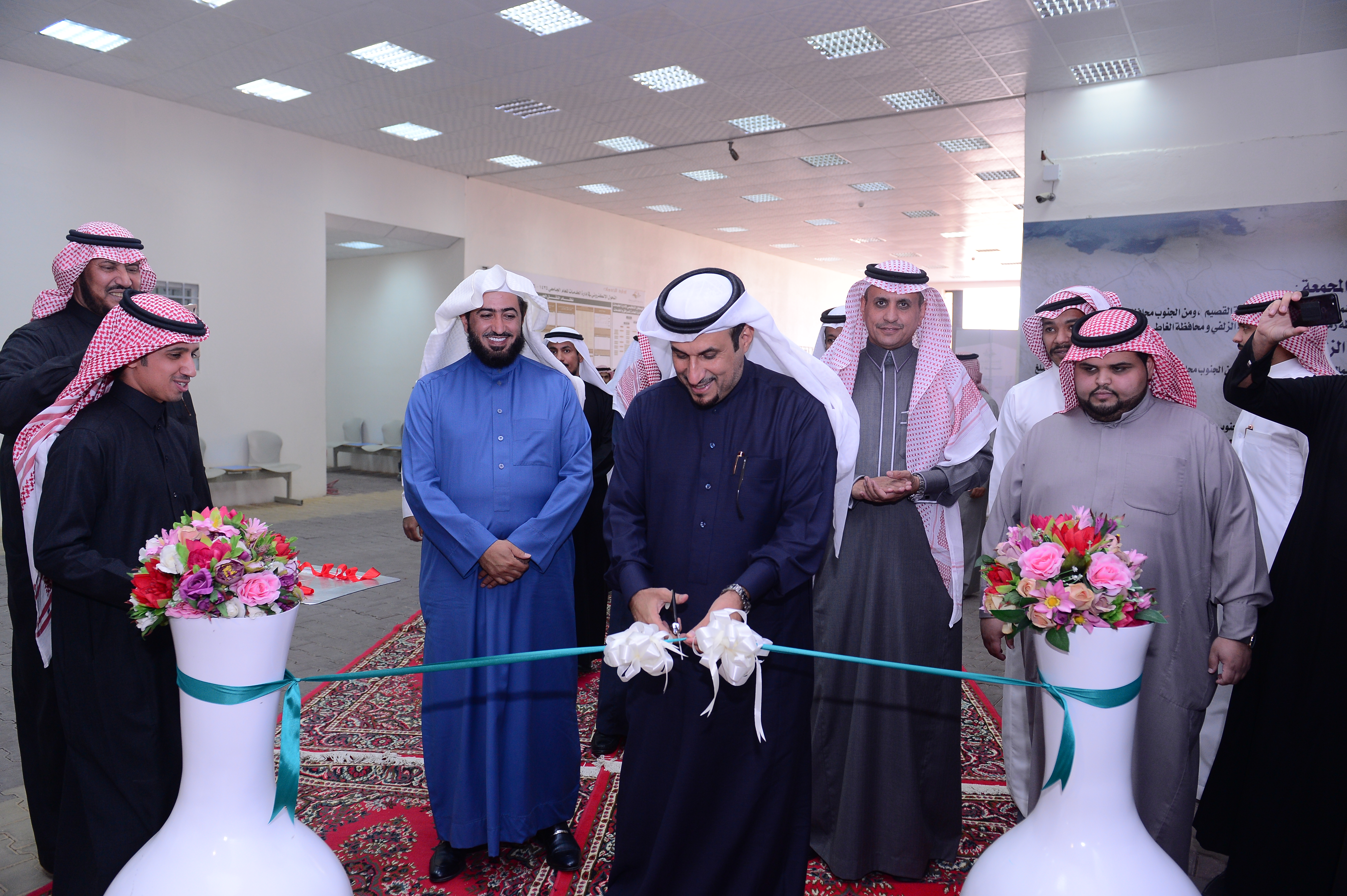 معالي مدير الجامعة يفتتح الوحدة الرقمية ( آمن ) لخدمة الطالب…