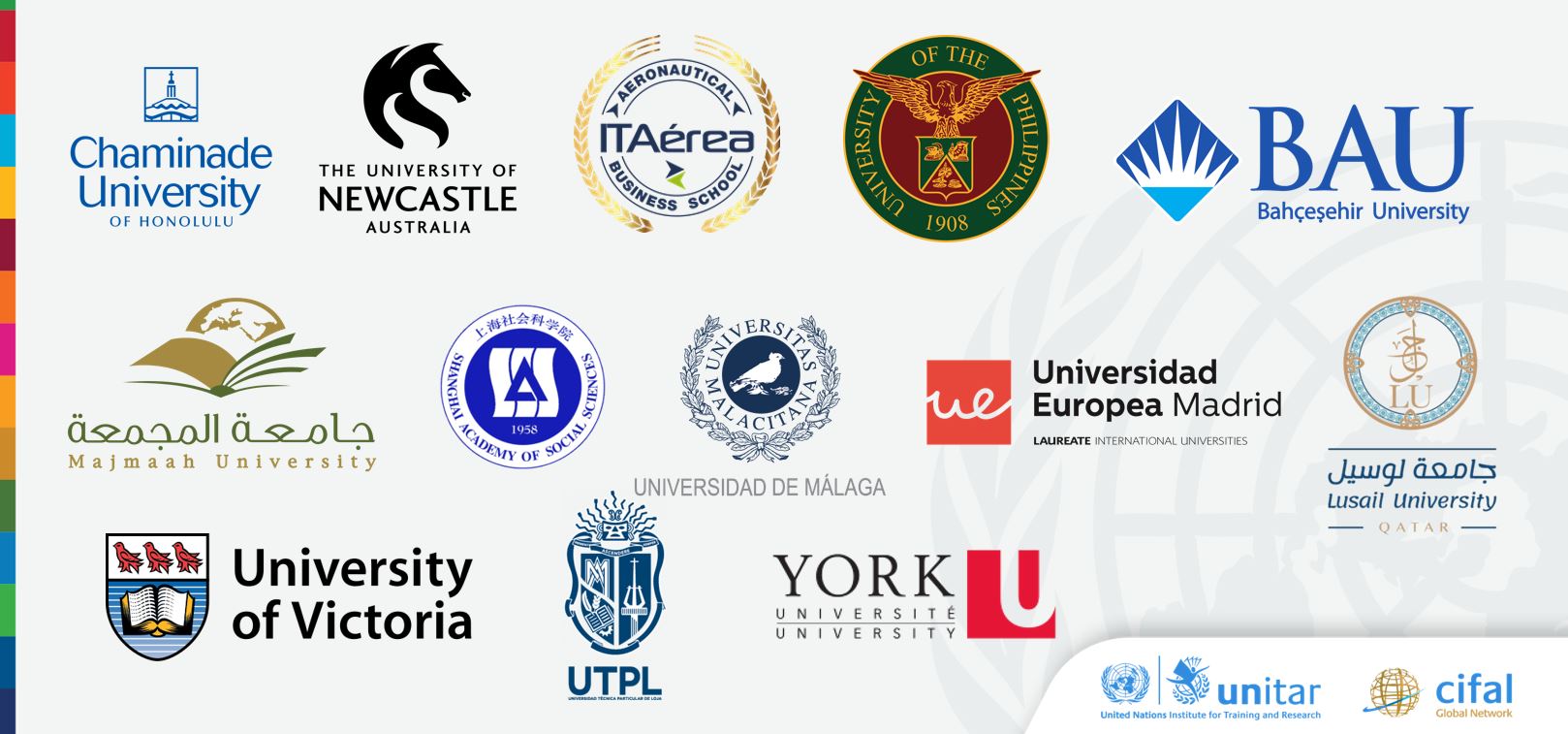 الجامعات الأعضاء في شبكة سيفال العالمية