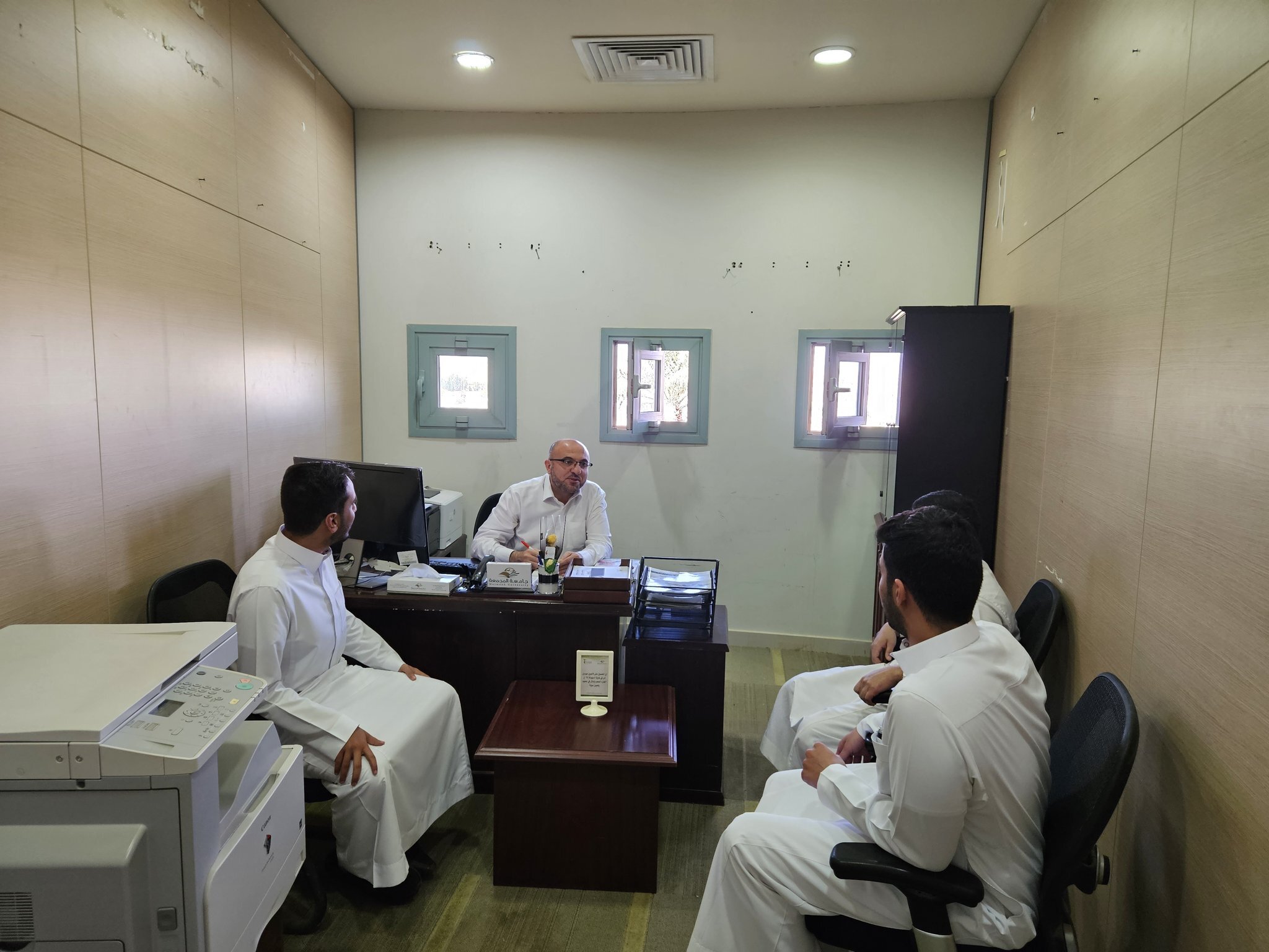 متابعة اللجان الدراسية بكلية التربية لسير العملية التعليمية