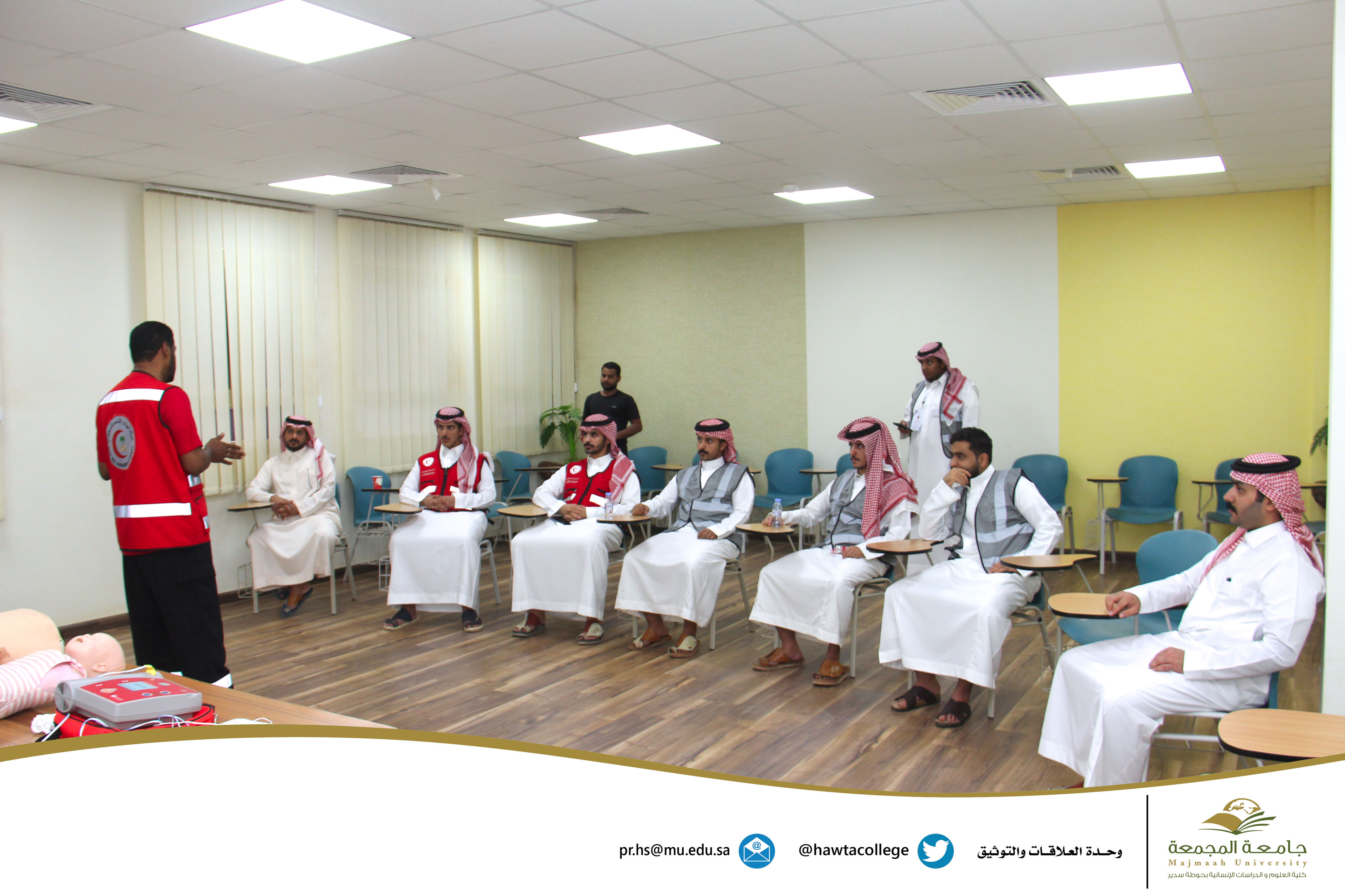 دورة تدريبية بعنوان "سفير الحياة للإسعافات الأولية"