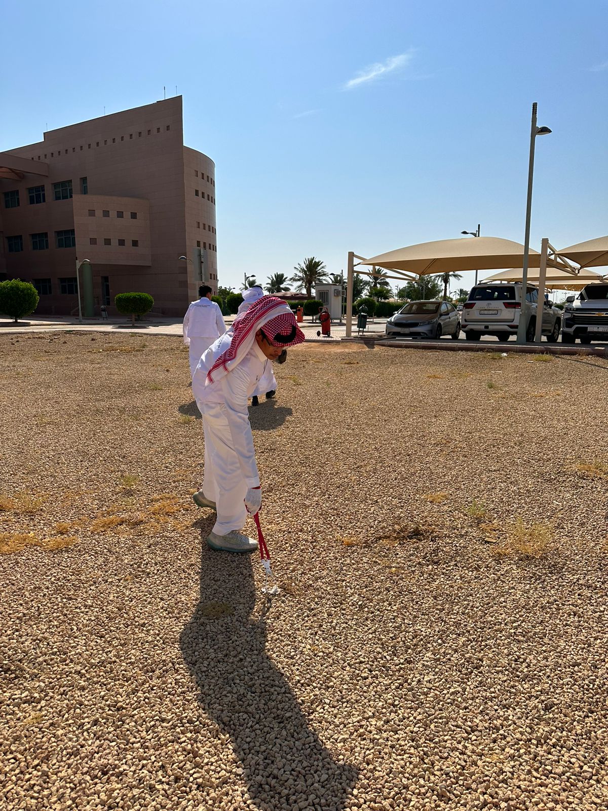 امتداداً لمراحل تنفيذ "مبادرة تحسين بيئة المدن الجامعية" الإدارة وبالتعاون مع كلية العلوم يُنفذان نشاط المبادرة