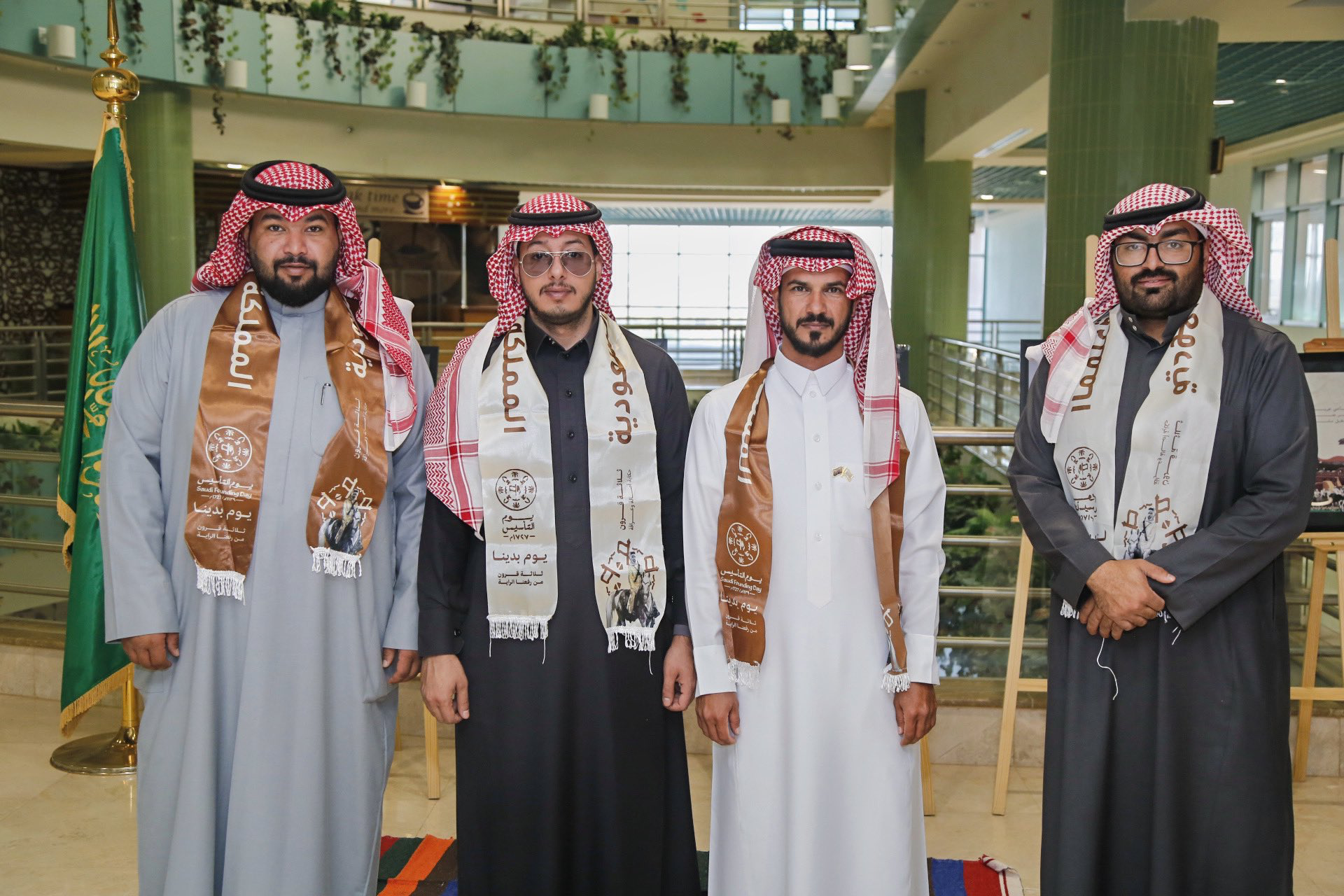 احتفال كلية التربية (شطر الطلاب ) بيوم التأسيس السعودي