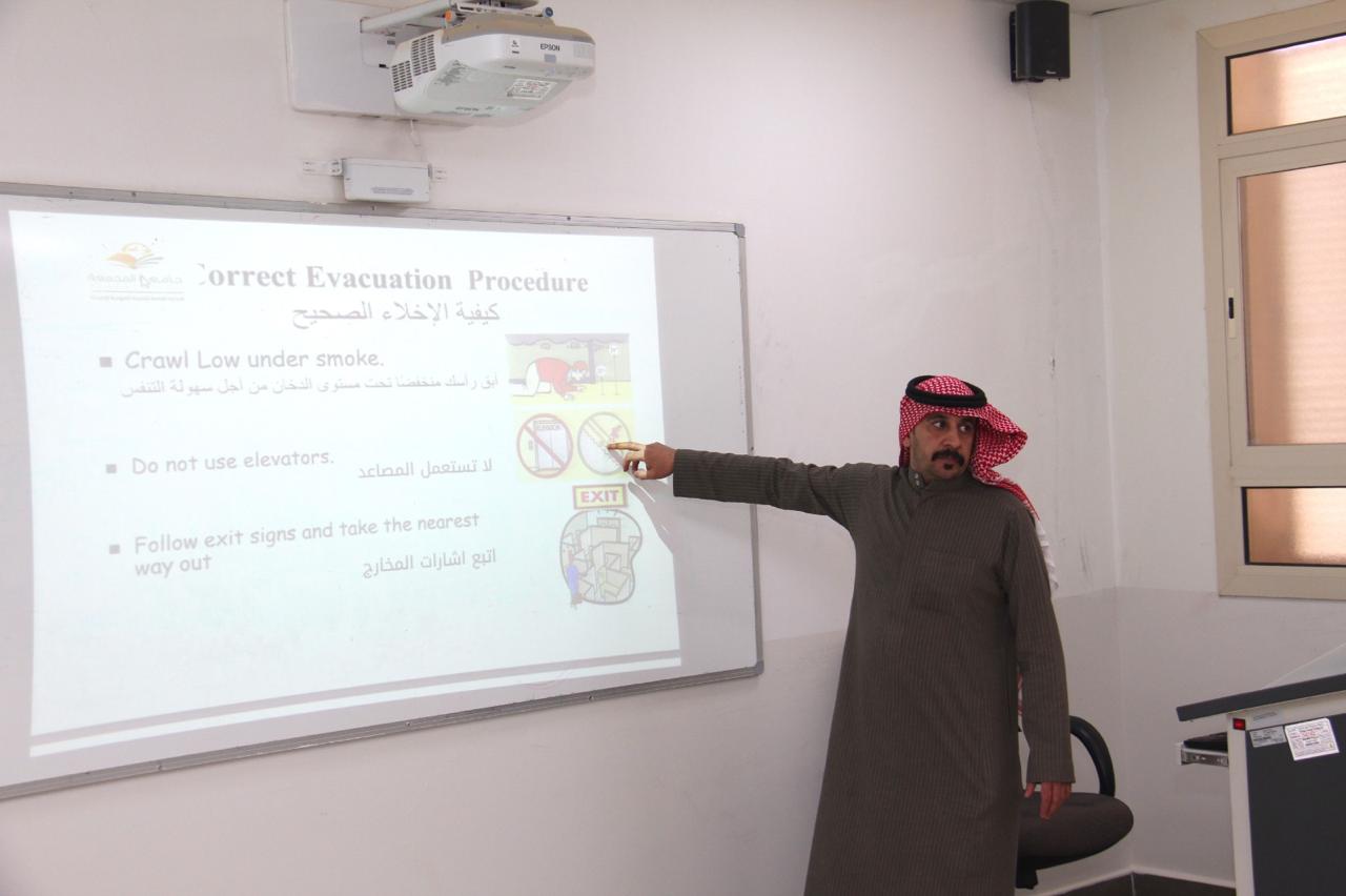 السلامة تُنفذ برنامج تدريبي عن كيفية التعامل مع وسائل السلامة