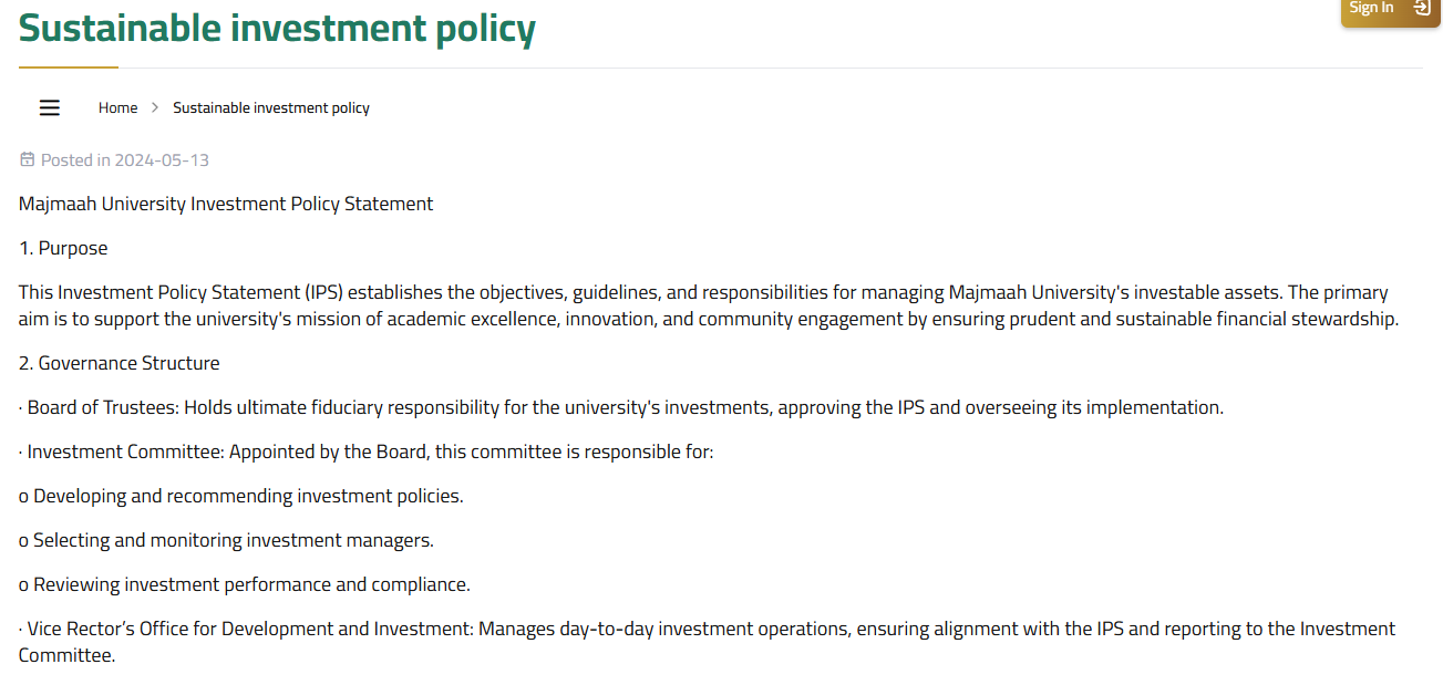 Commitment to meaningful education around the SDGs across the university SDG 17.4.1 - Image053
