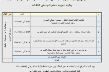 اللقاء التعريفي ببرامج الدبلوم التابعة لبرنامج الاستثمار الأمثل للكوادر التعليمية (المرحلة الثانية) 