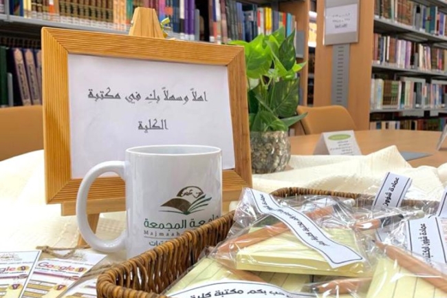 عمادة شؤون المكتبات تستقبل الطالبات المستجدات للإسبوع التعريفي للمكتبات