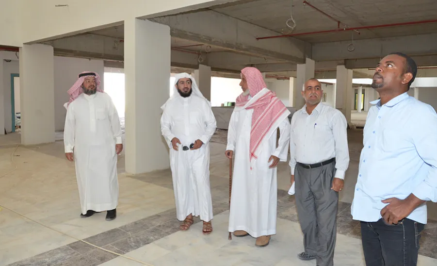 Within the Scope of  Follow up the Works of the University Construction Projects, the Vice Rector Follows up the Continuity of Work in the Project Urgent Buildings at Alghaat -  