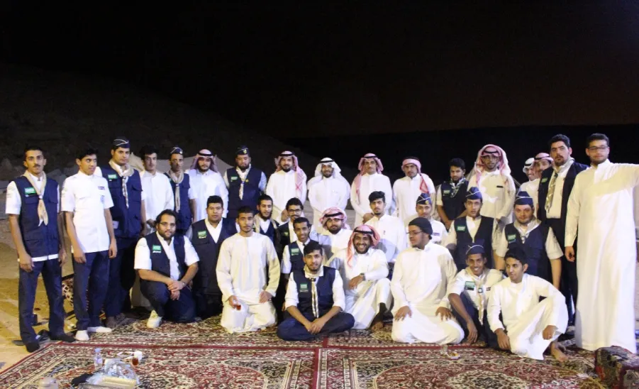 عميد شؤون الطلاب يلتقي جوالة الجامعة - 