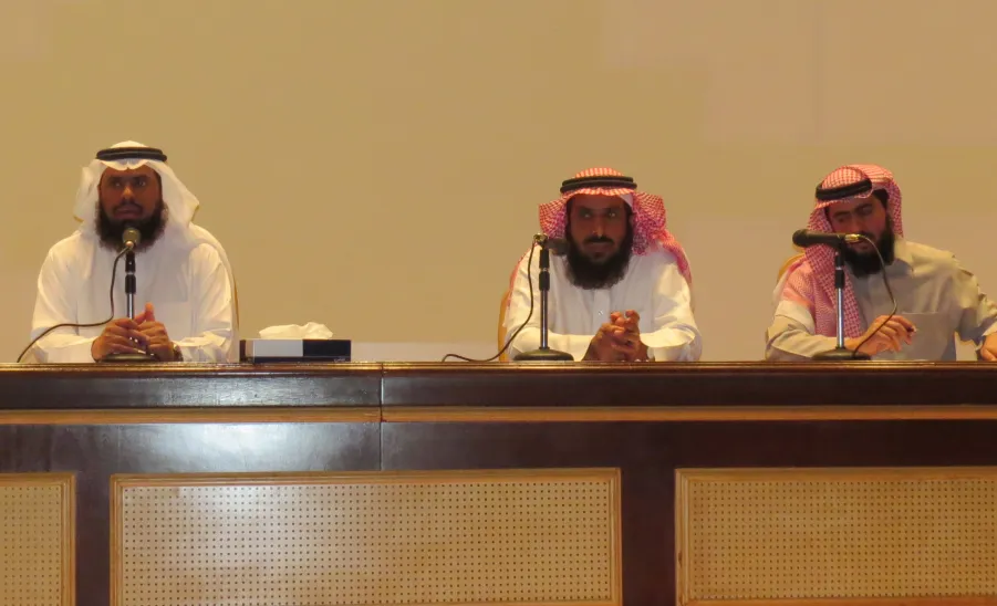 The Dean of the Zulfi College of Education is holding the second meeting with the college students -  
