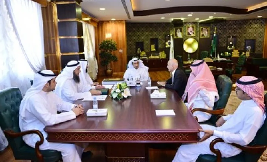 His Excellency the Rector of the University had a look at the final draft of the self- study of the Medical Instruments Technology section which was presented to the Accreditation Board for Engineering and Technology (ABET - 