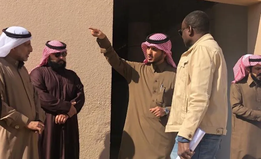 عميد كلّيّة الهندسة يتفقد مباني ومرافق كلية الهندسة قيد الانشاء - 