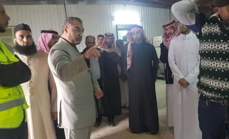 كلية الهندسة ممثلة بقسم الهندسة المدنية والبيئية يقومون برحلة علمية إلى مدينة سدير للصناعية و الاعمال - 
