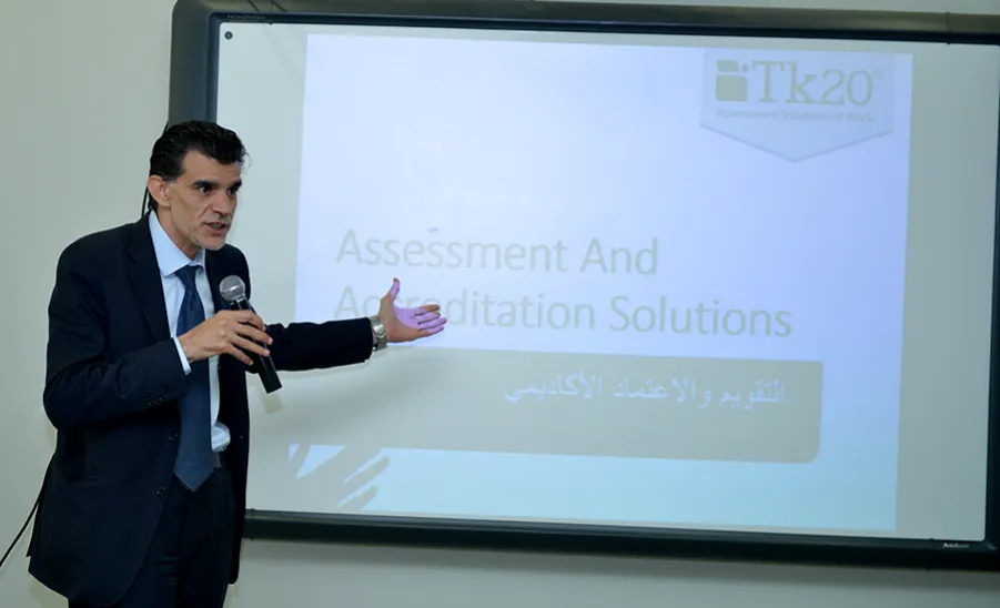The Deanship Contributes in the Establishment of the First Induction Workshop for Technical Developments in the Academic and Administrative Work -  