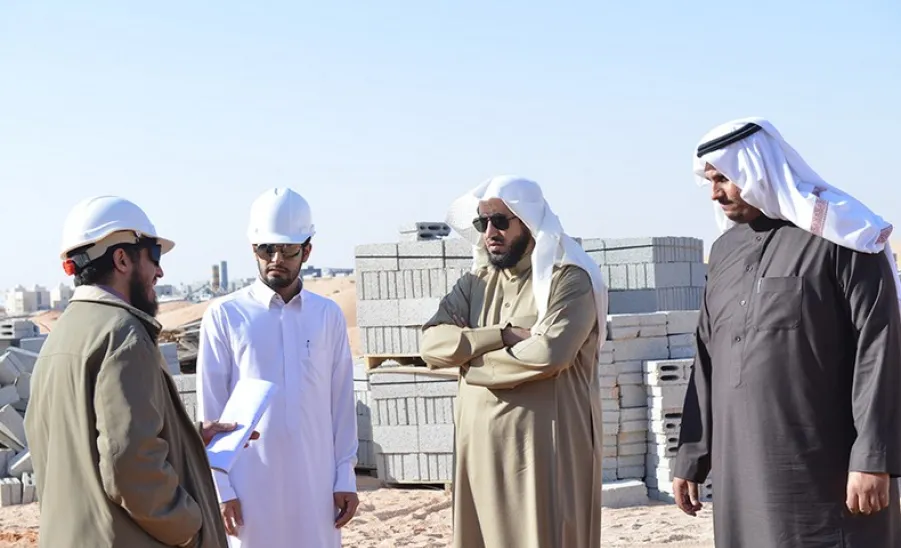 Vice Rector Inspects the Urgent Building projects in Rummah -  