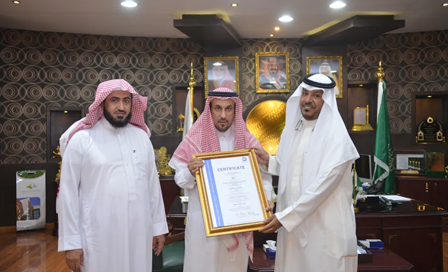 Vice Rector Hands Over to Rector the International Standards Conformity Certificate (OHSAS 18001)  -  