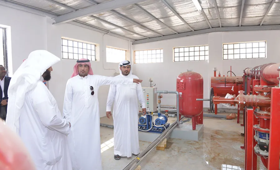  The University Vice-Rector Inspects Vice-Rector of Urgent Construction Projects in Hutat Sudair  -  