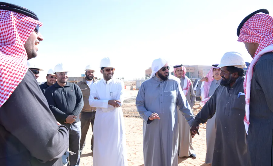 HE Vice Rector Makes A Spotting Visit To The Construction Projects At Zulfi Campus - 
