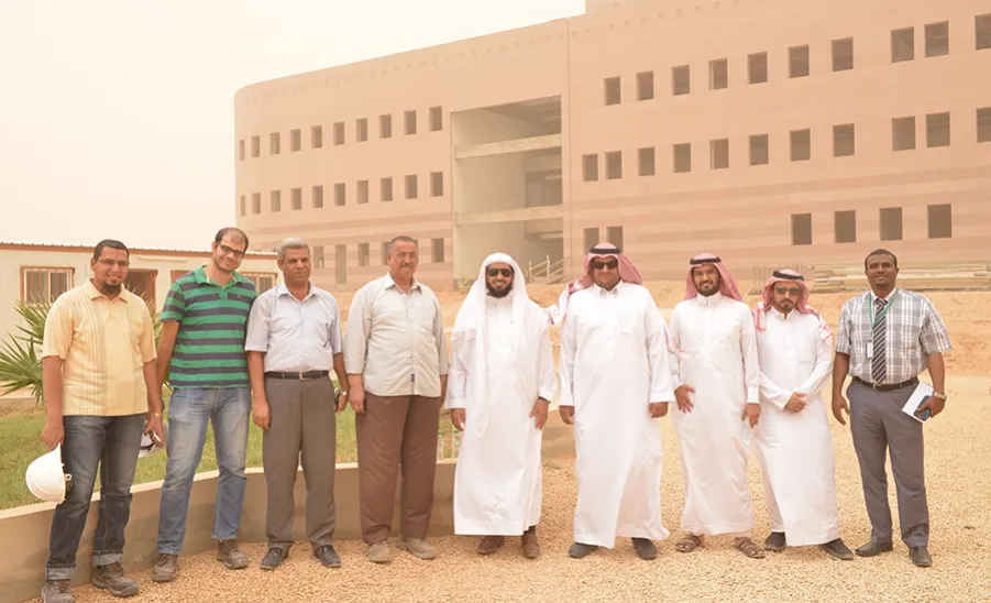 The Vice Rector Inspects University Projects in Majmaah -  