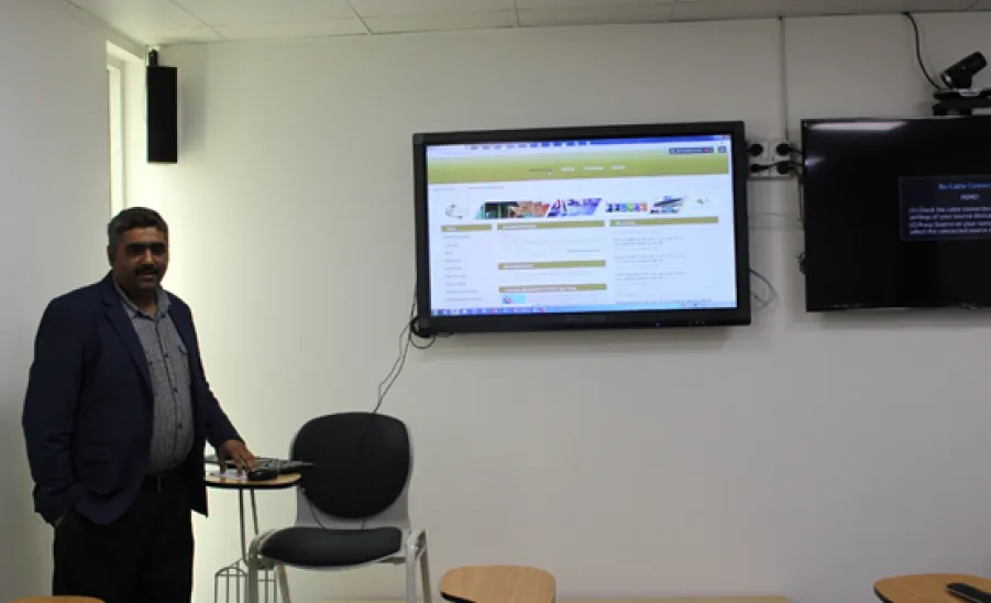 CCIS  Conducts a Blackboard Training Workshop for Faculty Members - 