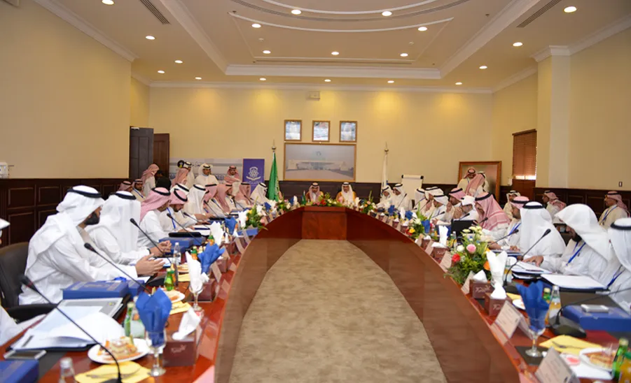 the Vice Rector participates in the fourth meeting of the Saudi universities Vice Rectors in charge of the projects, operation, maintenance and safety and security - 