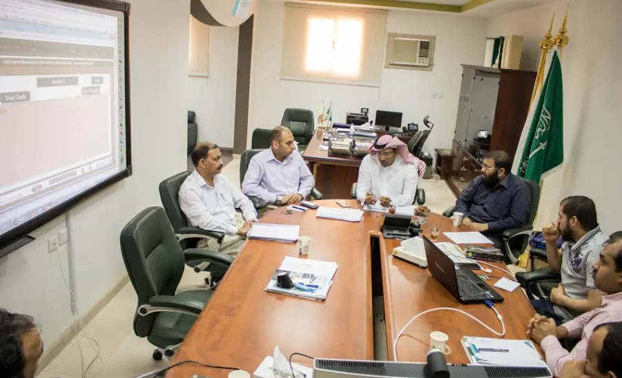 The Team of E-courses Development Center Pays a Visit to CCIS  - 