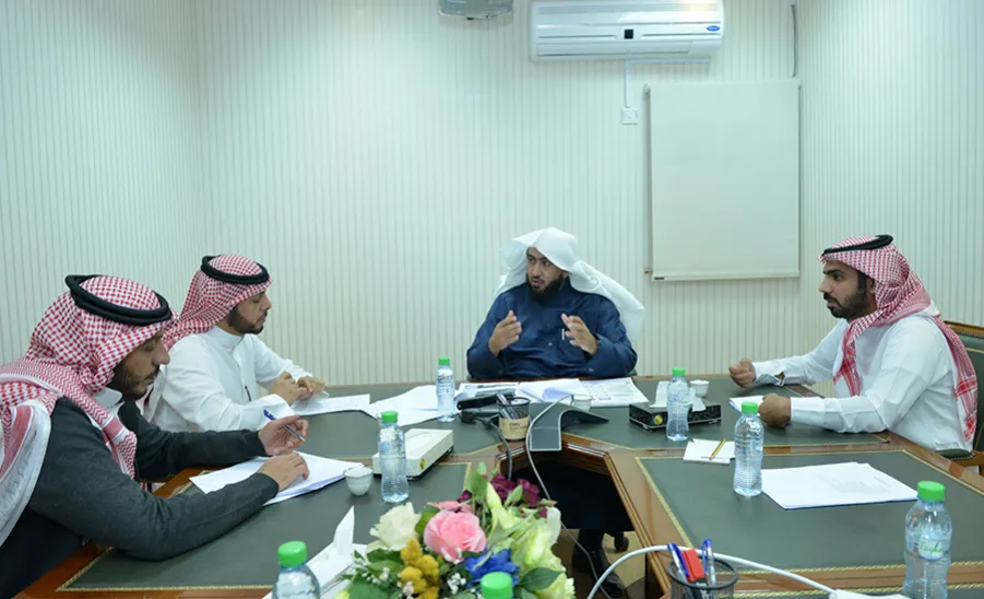 The Committee Translation of Electronic Portal Content Held its First Meeting Under the Chairmanship of the Vice Rector Dr. Musalam bin Mohammed Al-Dosari -  