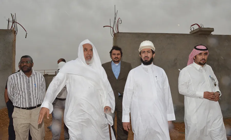 His Excellency the Vice Rector, Dr. Musalam bin Mohammed Al Dosari, Went into an Inspection Visit to the Urgent Project Buildings in Hotat Sudair -  