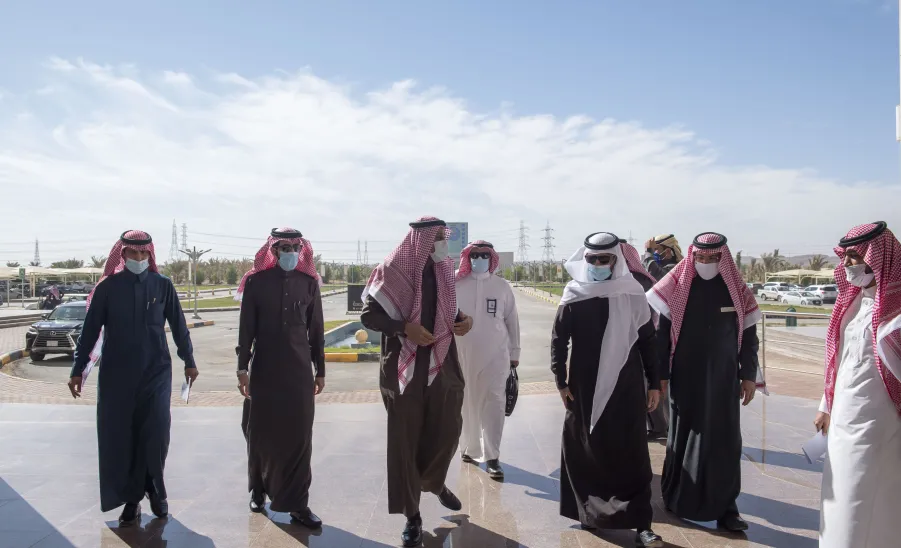 عميد كلية الهندسة يستقبل سعادة المدير العام للهيئة السعودية للمدن الصناعية ومناطق التقنية "مدن" - الجامعة