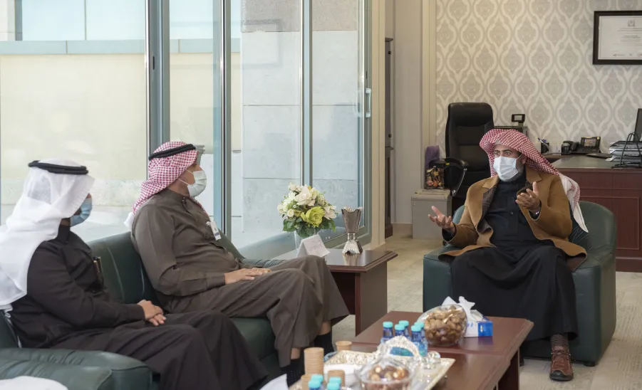 عميد كلية الهندسة يستقبل سعادة المدير العام للهيئة السعودية للمدن الصناعية ومناطق التقنية "مدن" - الجامعة