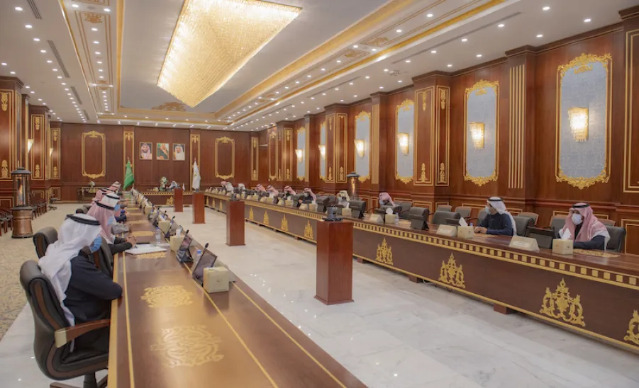 معالي رئيس الجامعة يترأس مجلس الجامعة في جلسته السابعة للعام الجامعي 1441 / 1442 هـ - ]U,M