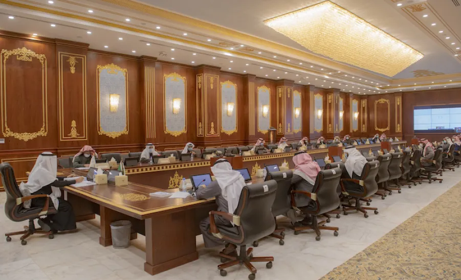 معالي رئيس الجامعة يترأس مجلس الجامعة في جلسته السابعة للعام الجامعي 1441 / 1442 هـ - ]U,M