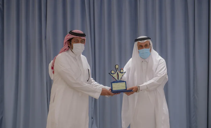 الجامعة تقيم حفل تكريم الفائزين بجائزة الجامعة لخدمة المجتمع في نسختها الثالثة ( مجتمع يحقق رؤية )  - الجامعة