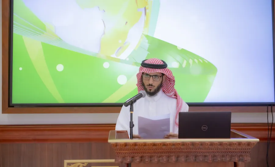 معالي رئيس الجامعة يرعى حفل توقيع مذكرتي تعاون بين الجامعة وجمعية تحفيظ القرآن الكريم بالمجمعة والزلفي - ]U,M
