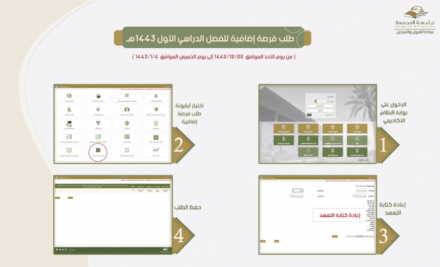 طلبات الفرص الإضافية