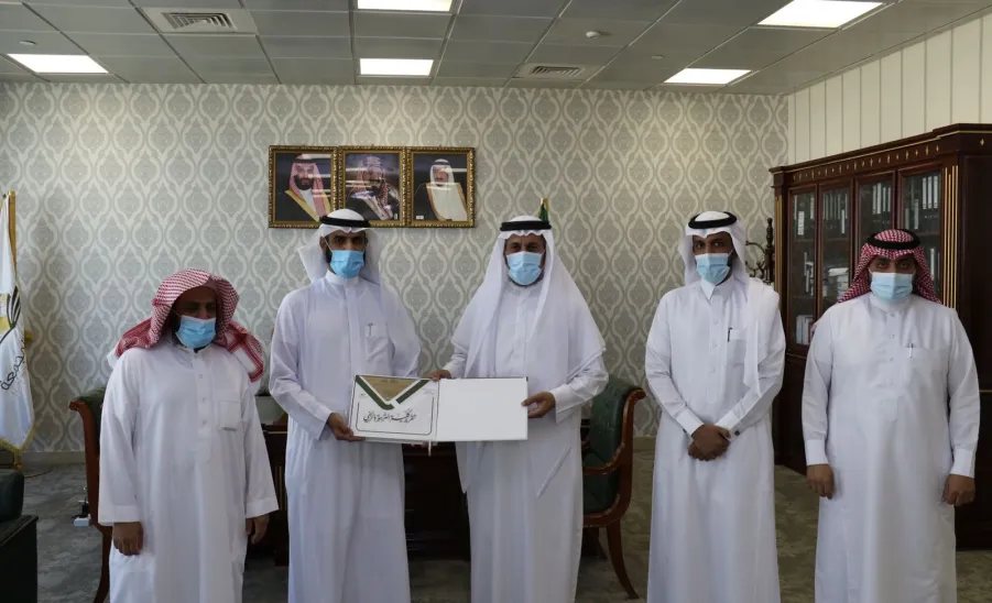 Vice-Rector for Educational Affairs reviews the college's achievements  -  وكيل الجامعة للشؤون التعليمية يستقبل كلية الزلفي
