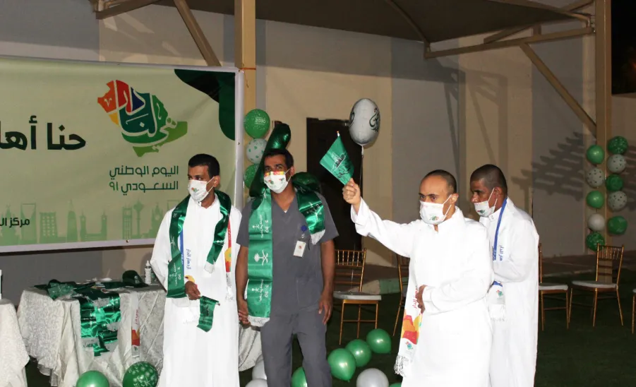 College of Science in Zulfi holds a celebration on the National Day at the Comprehensive Rehabilitation Center
 - 1