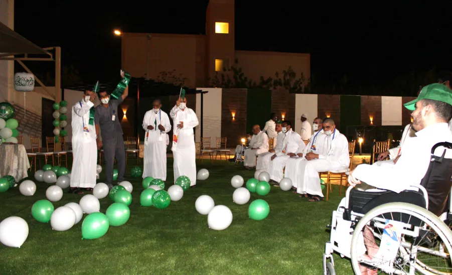 College of Science in Zulfi holds a celebration on the National Day at the Comprehensive Rehabilitation Center
 - 1