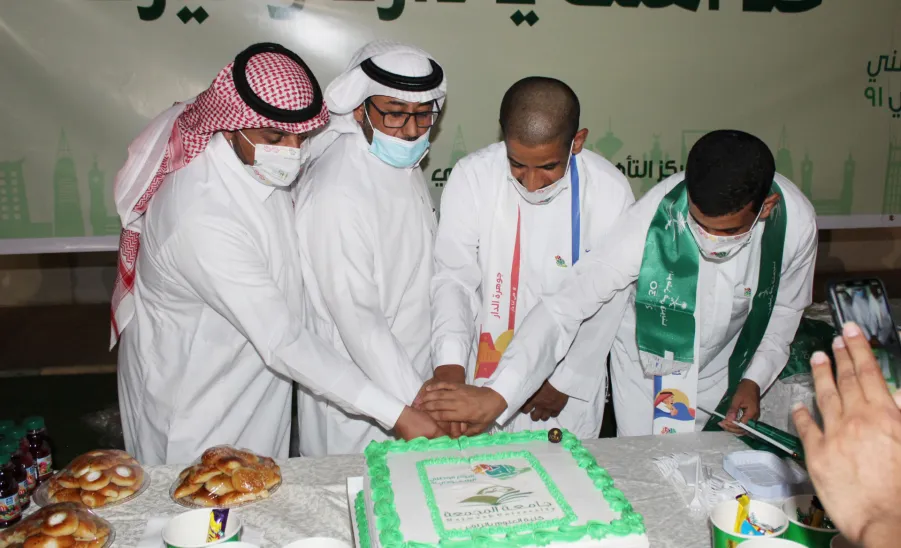 College of Science in Zulfi holds a celebration on the National Day at the Comprehensive Rehabilitation Center
 - 1