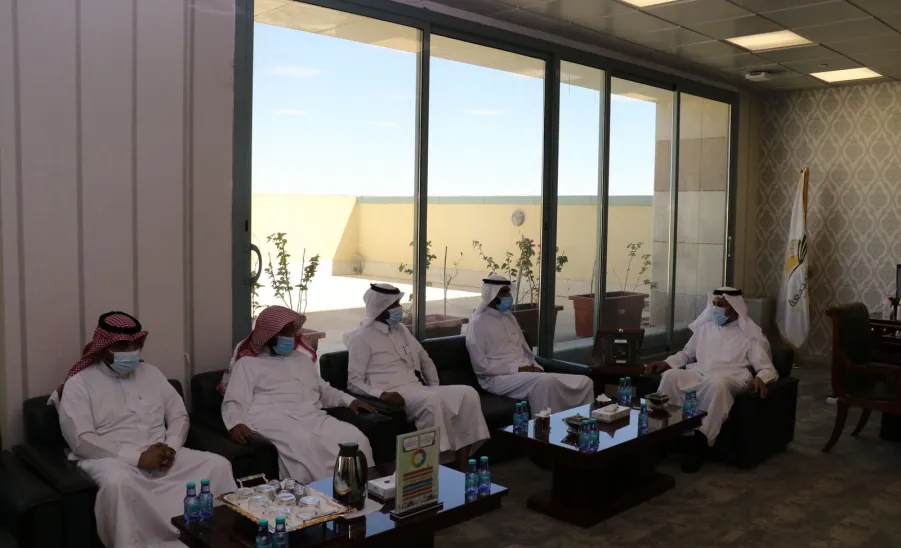 Vice-Rector for Educational Affairs reviews the college's achievements  -  وكيل الجامعة للشؤون التعليمية يستقبل كلية الزلفي