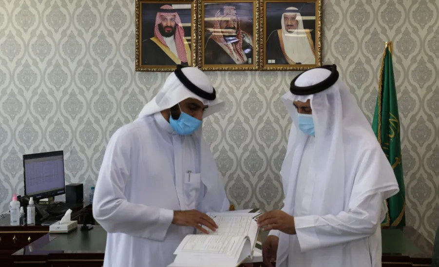 Vice-Rector for Educational Affairs reviews the college's achievements  -  وكيل الجامعة للشؤون التعليمية يستقبل كلية الزلفي