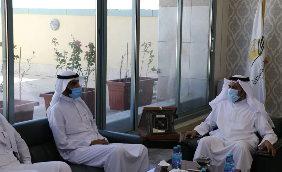 Vice-Rector for Educational Affairs reviews the college's achievements  -  وكيل الجامعة للشؤون التعليمية يستقبل كلية الزلفي