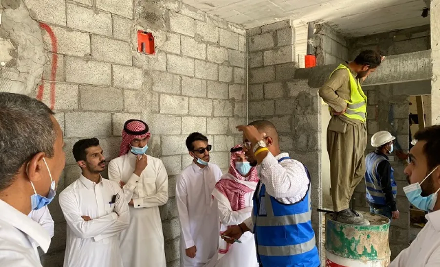 A scientific trip by Civil and Environmental Engineering Department to the housing project in Majmaah
 -  رحلة علمية من قسم الهندسة المدنية والبيئية الى مشروع الاسكان بمحافظة المجمعة 