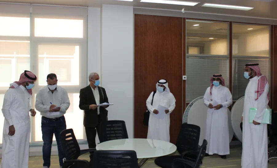 Accreditation working team visits College of Science to check Mathematics Program  -  فريق الاعتماد 