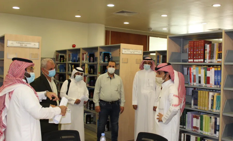 Accreditation working team visits College of Science to check Mathematics Program  -  فريق الاعتماد 