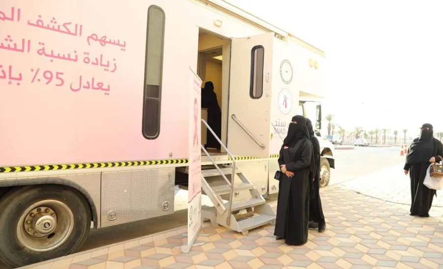 الجامعة تقيم المعرض التوعوي التثقيفي للكشف المبكر عن سرطان الثدي  - جامعة المجمعة