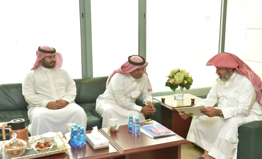 Vice-Rector welcomes a delegation of Saudi Federation for Wireless Sports and Robotics -  وكيل الجامعة يستقبل وفد من الاتحاد السعودي للرياضات اللاسلكية والروبوت