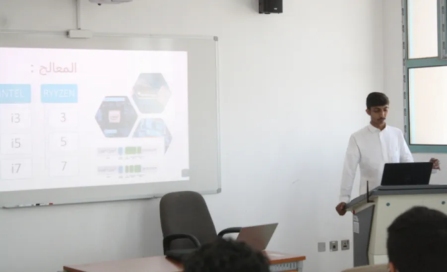 A training course held by College of Engineering  entitled "How to choose the right laptop"
 - دورة تدريبية طلابية بكلية الهندسة بعنوان "كيفية اختيار جهاز الحاسب الالي المحمول-Laptop - المناسب